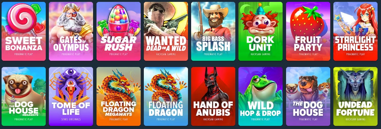 Stake.com Slots Games