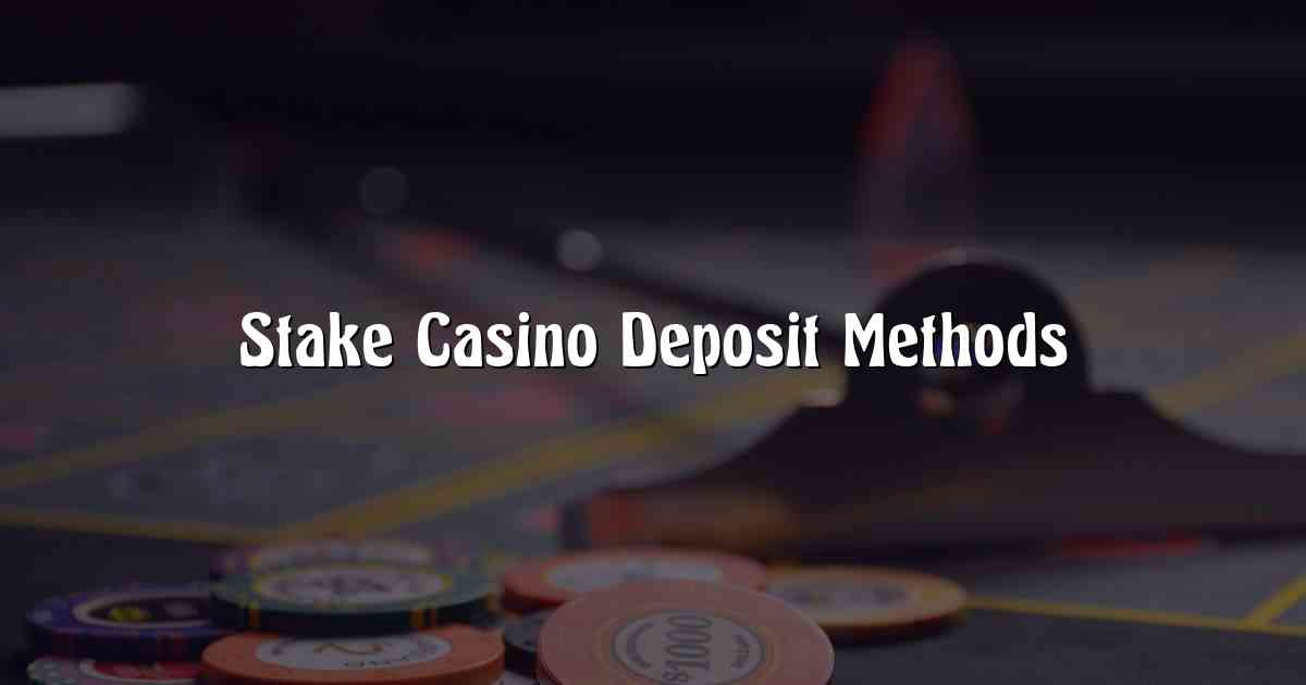 Stake Casino Deposit Methods